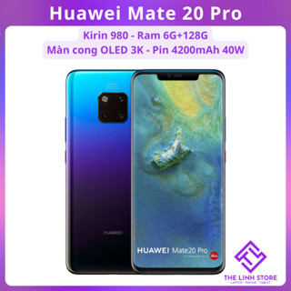  Điện thoại Huawei Mate 20 Pro màn cong OLED 2K - Kirin 980 ram 6G 128G 