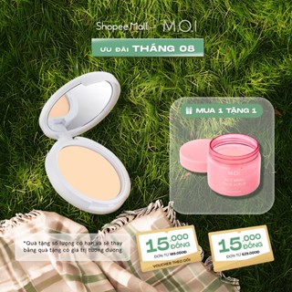 Phấn phủ dang nén mỏng nhẹ kiềm dầu MOI Baby Skin Powder 10g