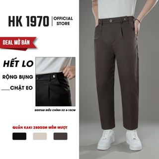 Quần KaKi Nam Sitetab Chỉnh Eo, Vải Kaki 280gsm Mềm Mượt Thiết kế Cạp Cao Form Dáng Baggy Q221