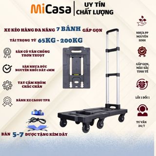  Xe Kéo Hàng 7 Bánh Đa Năng MiCaSa - Có Thể Gấp Gọn 