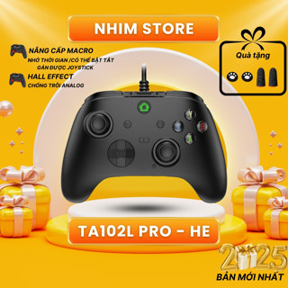 [BH 12 tháng]Tay cầm chơi game A102 PRO bản 2025, độ cần Hall Joystick chống trôi, có phím Macro ghi hình