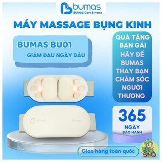 Đai Chườm Nóng Massage Bụng BUMAS BU01 - Massage Giảm Đau Bụng Kinh - Quà Tặng Cho Bạn Gái