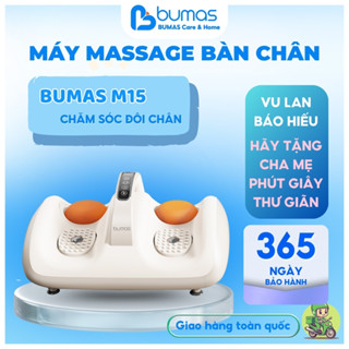 Máy Massage Bàn Chân BUMAS M15 - Rung Mát Xa Kết Hợp Chườm Ấm Hiệu Quả Đa Vùng