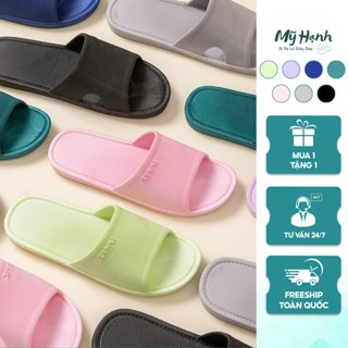 Dép Nam Nữ siêu mềm đi trong nhà Văn Phòng, Nhà Tắm chữ Nhật (Loại 1) nguyên khối chống trơn trượt DN5