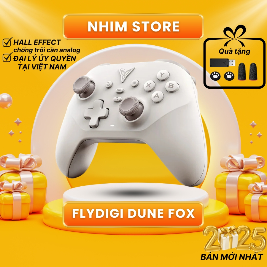 [BH 12 tháng] Flydigi DUNE FOX, tay cầm chơi game Hall Joystick bền bỉ, chất build ngon nhất tầm giá