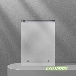  Túi Zip Khóa Kéo Đen HD Mờ Đựng Quần Áo Tiện Dụng - Có Lỗ Thông Hơi 