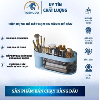 Hộp Đựng Bút Toshudo Chia Ngăn Kéo ,Để Điện Thoại, Mỹ Phẩm Thông minh