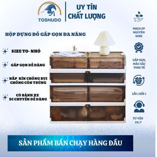 TOSHUDO - Hộp Đựng Quần Áo Đa Năng Để Gầm Giường Có Bánh Xe