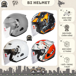 [Tặng Áo KYT] Mũ Nón Bảo Hiểm Cao Cấp KYT VENOM 3/4 Phượt Nam Nữ Nhẹ Bền[Bảo Hành Chính Hãng 3 Năm]