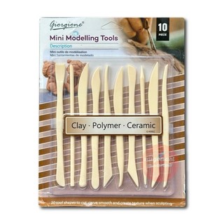 Bộ 10 Món Dụng Cụ Gỗ Tốt Điêu khắc Đất Sét, Mont Marte MMSP003_1 Bộ