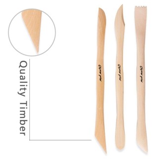 Bộ 10 Món Dụng Cụ Gỗ Tốt Điêu khắc Đất Sét, Mont Marte MMSP003_1 Bộ