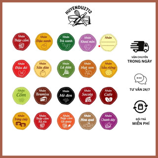 Tem bánh trung thu 25 tờ 1 nhãn