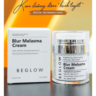  Kem bạch tuyết Beglow 2in1 hỗ trợ nám tàn nhang trắng sáng dưỡng ẩm mịn màng ban đêm 25g 