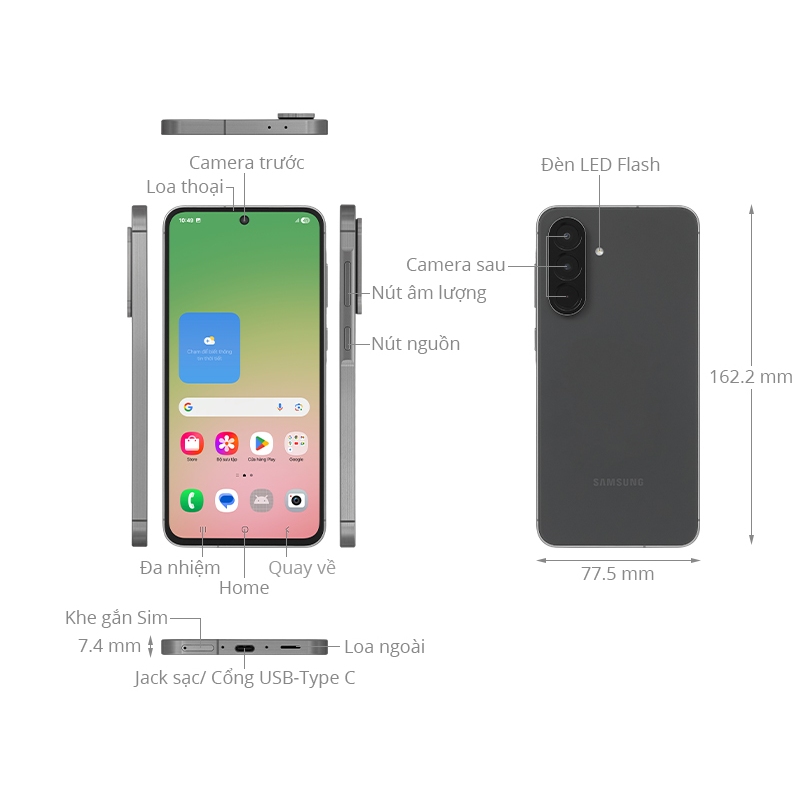 Điện Thoại Samsung Galaxy A56 5G - Hàng Chính Hãng | BigBuy360 - bigbuy360.vn