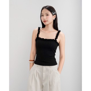 Áo Nữ Josilyn Hai Dây Nhún Bèo Cá Tính SECODEE