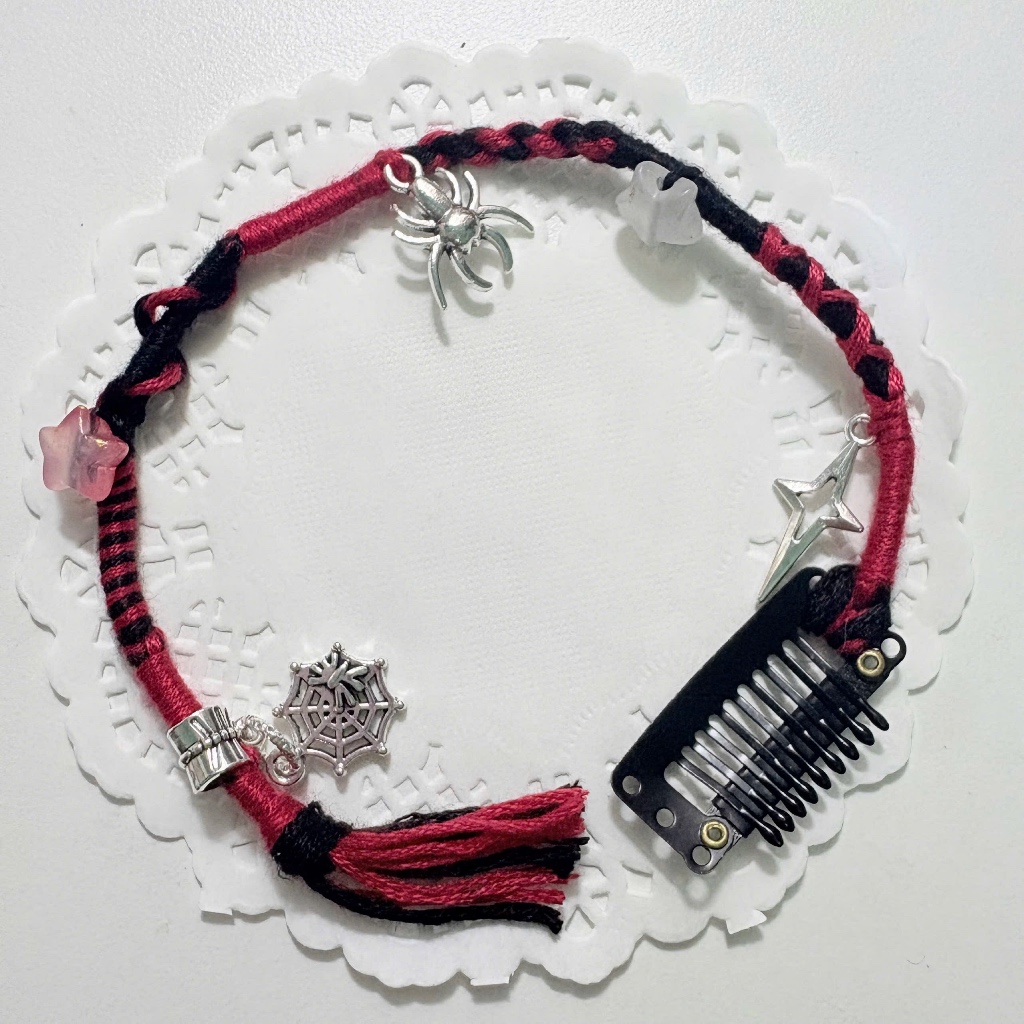 Hairwrap Spider-Man, hairclip, kẹp phụ kiện trang trí tóc