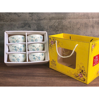 Bát ăn cơm chén ăn cơm gốm sứ Bộ bát đĩa decor Gốm Phúc Đạt