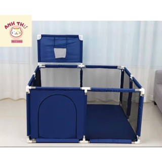   Tặng 10 bóng  quây Vuông khung inox DXRXC 125x125x65cm dành cho trẻ em chơi trong nhà- hàng cao cấp. 