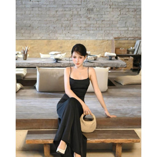 Đầm Lụa 2 dây mảnh form dài dự tiệc,Váy lụa Hàn châu 1 lớp không mút,không dây kéo cao cấp sang chảnh tôn dáng gợi cảm