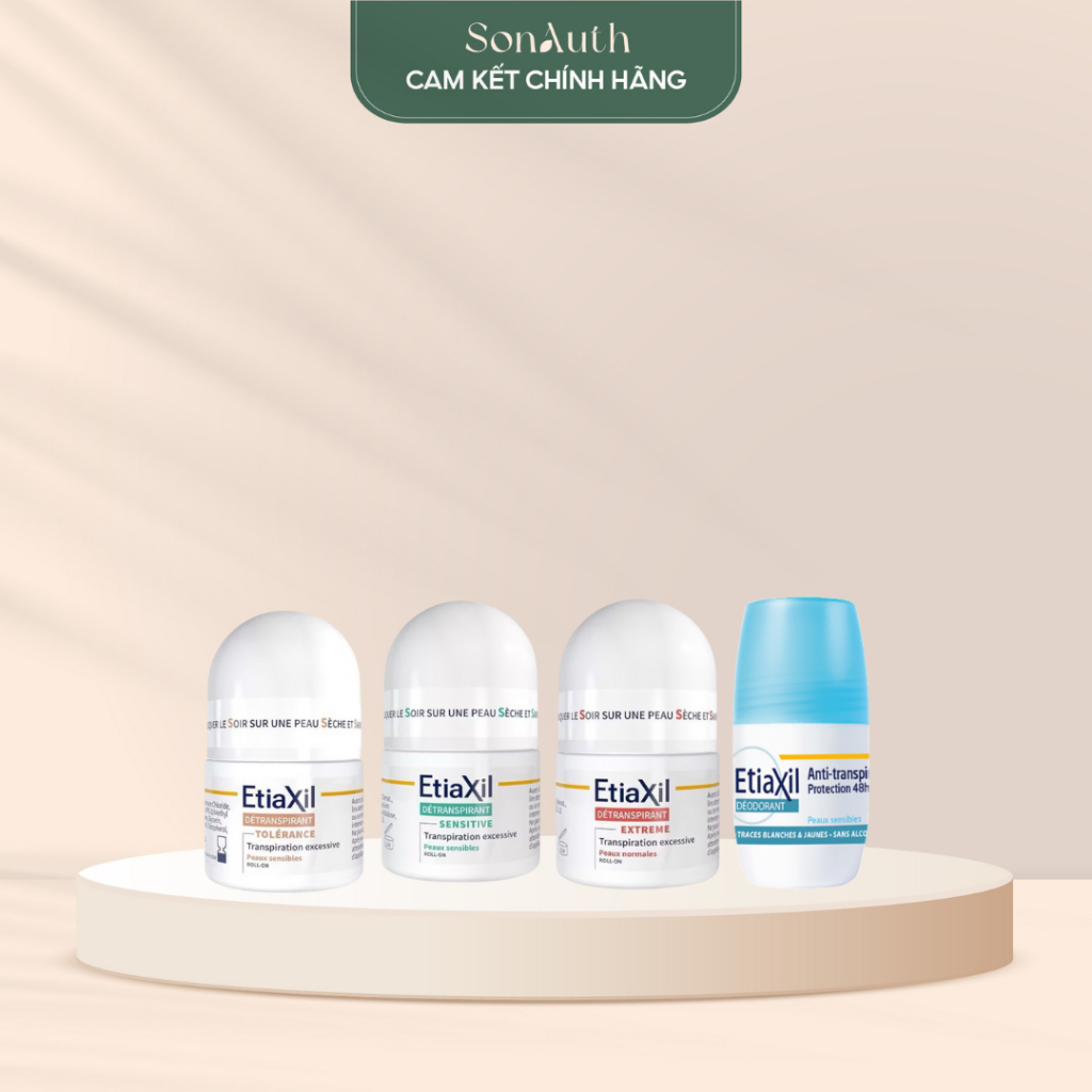 Lăn khử mùi EtiaXil Detranspirant Traitement Roll-On (Nhập khẩu chính hãng)