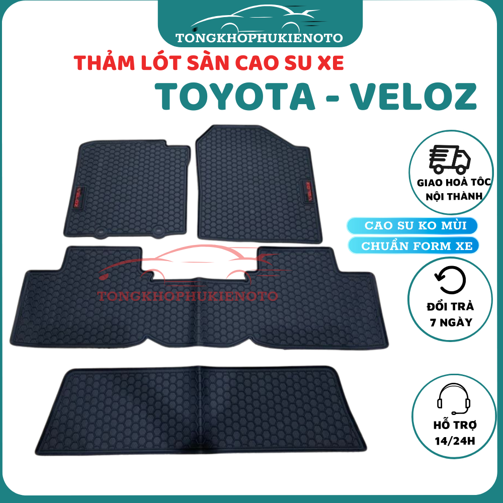 Thảm LÓT SÀN CAO SU cho Veloz Cross
