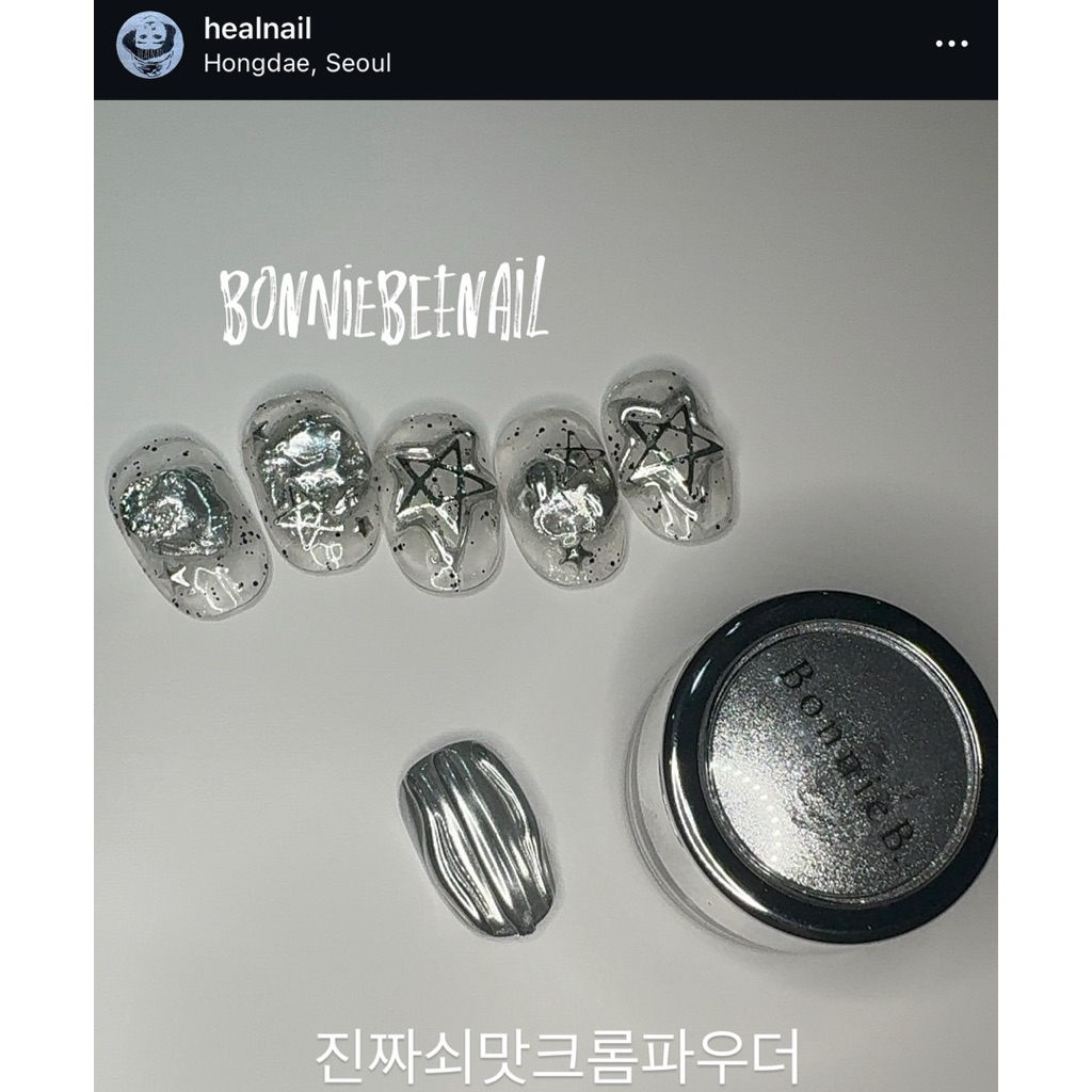 Hoả Tốc - Bột Tráng Gương BonnieB ULTRA IRON CHROM POWDER 0,5gam