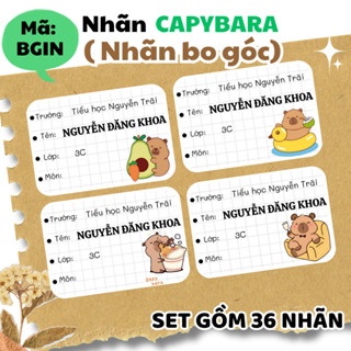 [ BGIN]  Nhãn bo góc in thông tin theo yêu cầu