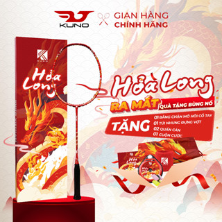 Vợt Cầu Lông KUNO Hỏa Long Thiên Công Chính Hãng Tặng Kèm 2 Quấn Cán, 1 Thấm Hút Mồ Hôi, 1 Túi Nhung Đựng Vợt