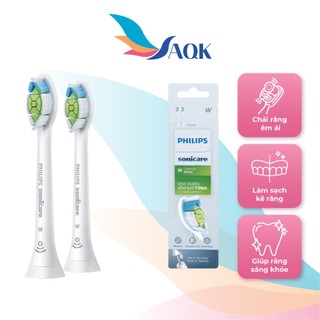 Đầu bàn chải điện Philips Sonicare W2 Optimal White HX606 - Loại bỏ vết ố giúp răng trắng sáng