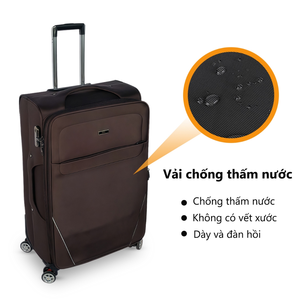 Vali vải,Vali vải chất lượng cao, Vali du lịch, Vali vải nhẹ thời trang, Giá rẻ, size20 / 24 / 28