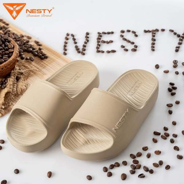 Dép Bánh Mỳ Nam Nữ Đúc Nguyên Khối NESTY NE38 – Đơn Giản, Êm Chân, Dễ Phối