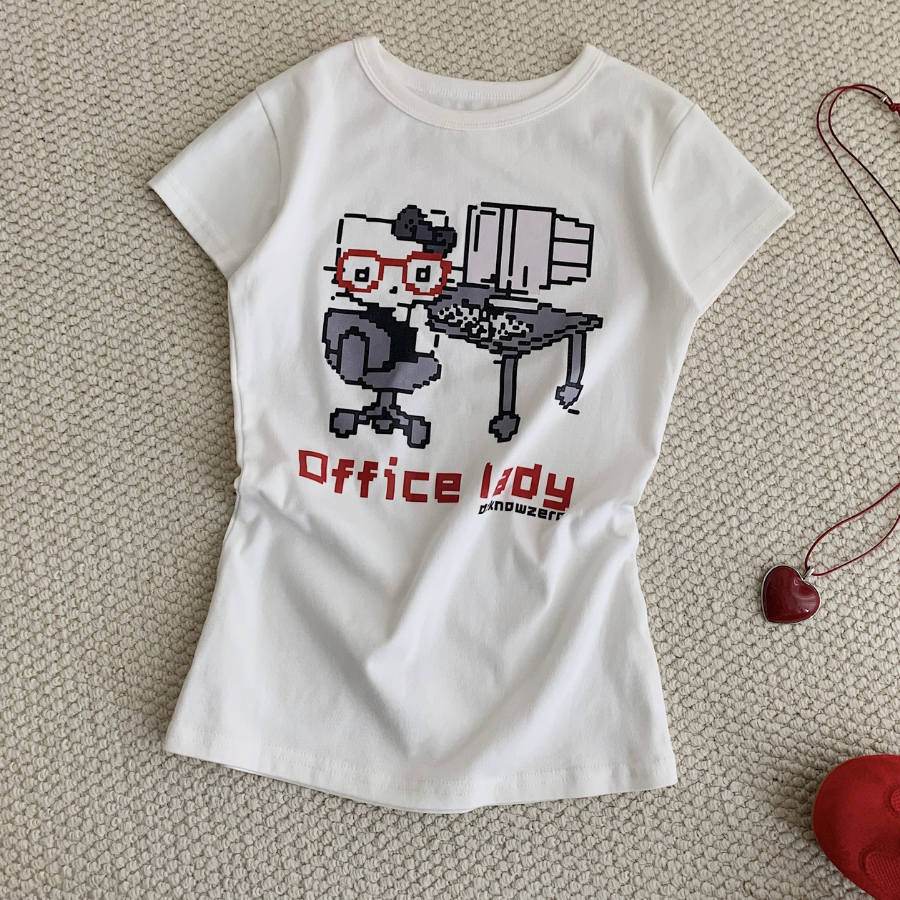 ÁO CROPTOP TAY NGẮN FORM ÔM CHẤT VẢI BORIP - LADY - 10871 - JEMCLOSET