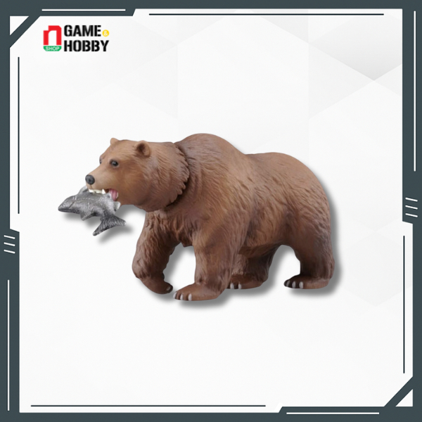 MÔ HÌNH ĐỘNG VẬT ANIA AS-25 BROWN BEAR - GẤU NÂU CHÍNH HÃNG TAKARA TOMMY