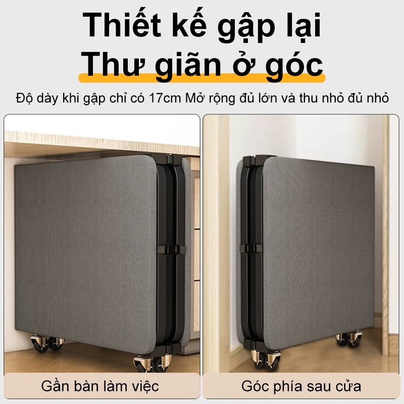 XUXU Giường Gấp Gọn  Tiết Kiệm Không Gian, Êm Ái Thoải Mái, Phù Hợp Văn Phòng | BigBuy360 - bigbuy360.vn