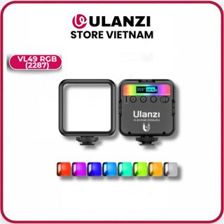 ULANZI VL49 RGB (2287) -  Đèn Led Mini Đổi Màu RGB - Hàng Chính Hãng