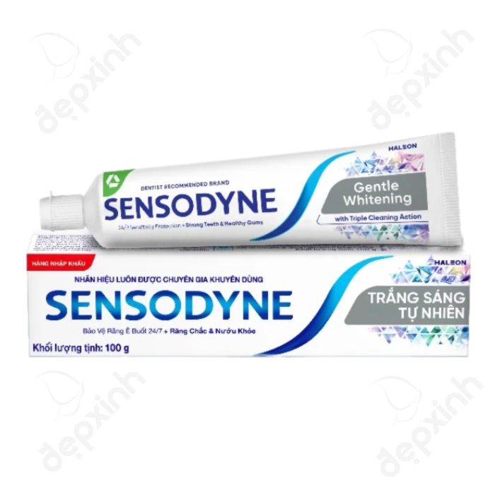 Kem đánh răng giảm ê buốt trắng tự nhiên Sensodyne Gentle Whitening 100g