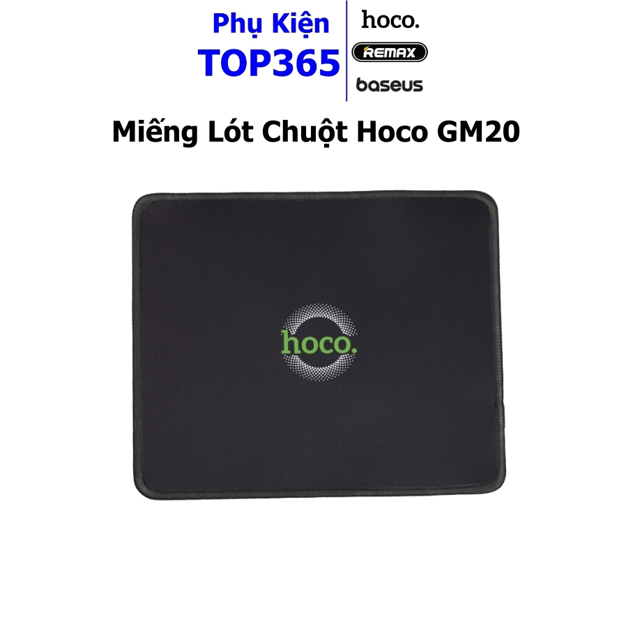 Lót chuột Hoco GM20 chất liệu cao su + vải, kích thước: 200*240*2mm