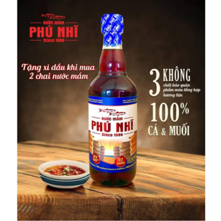  Nước mắm Phú Nhĩ 35 độ đạm chai 500ml nước mắm đặc sản Phú Quốc NƯỚC MẮM KHÔNG HƯƠNG LIỆU 
