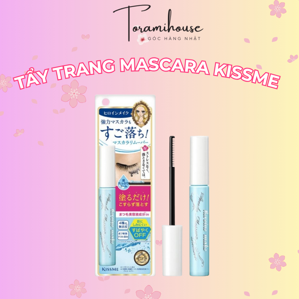 Tẩy trang mascara KISSME Heroine Make Speedy Mascara Remover