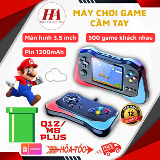 Máy chơi game cầm tay M8 Plus - Q12- Có tay cầm - Màn hình 3.5 inch siêu nét - Pin 1200mAh