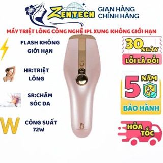 Máy triệt lông Bécot Beauté thương hiệu Pháp, triệt lông, triệt mụn, trẻ hoá da BH 10 Năm