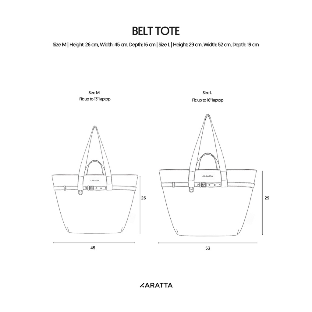 Belt Tote M | Karatta túi thiết kế cao cấp | BigBuy360 - bigbuy360.vn