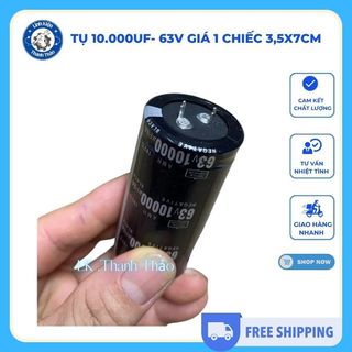 Tụ 10.000uf- 63V Giá 1 chiếc 3,5x7cm