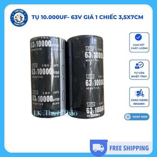 Tụ 10.000uf- 63V Giá 1 chiếc 3,5x7cm