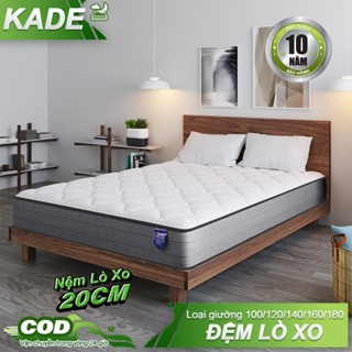 Nệm Foam lò xo 20cm KADE Home Goods Mattress Đệm cao su non Lò xo liên kết, 2 lớp mút hoạt tính