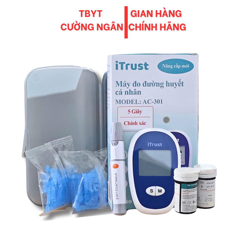 Máy đo đường huyết iTrust AC-301 Hàng chính hãng