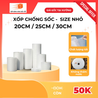 [ Loại Dày ] Cuộn Xốp Chống Sốc Size Nhỏ 20cm/25cm/30cm | Xốp Gói Hàng | Xốp Bong Bóng