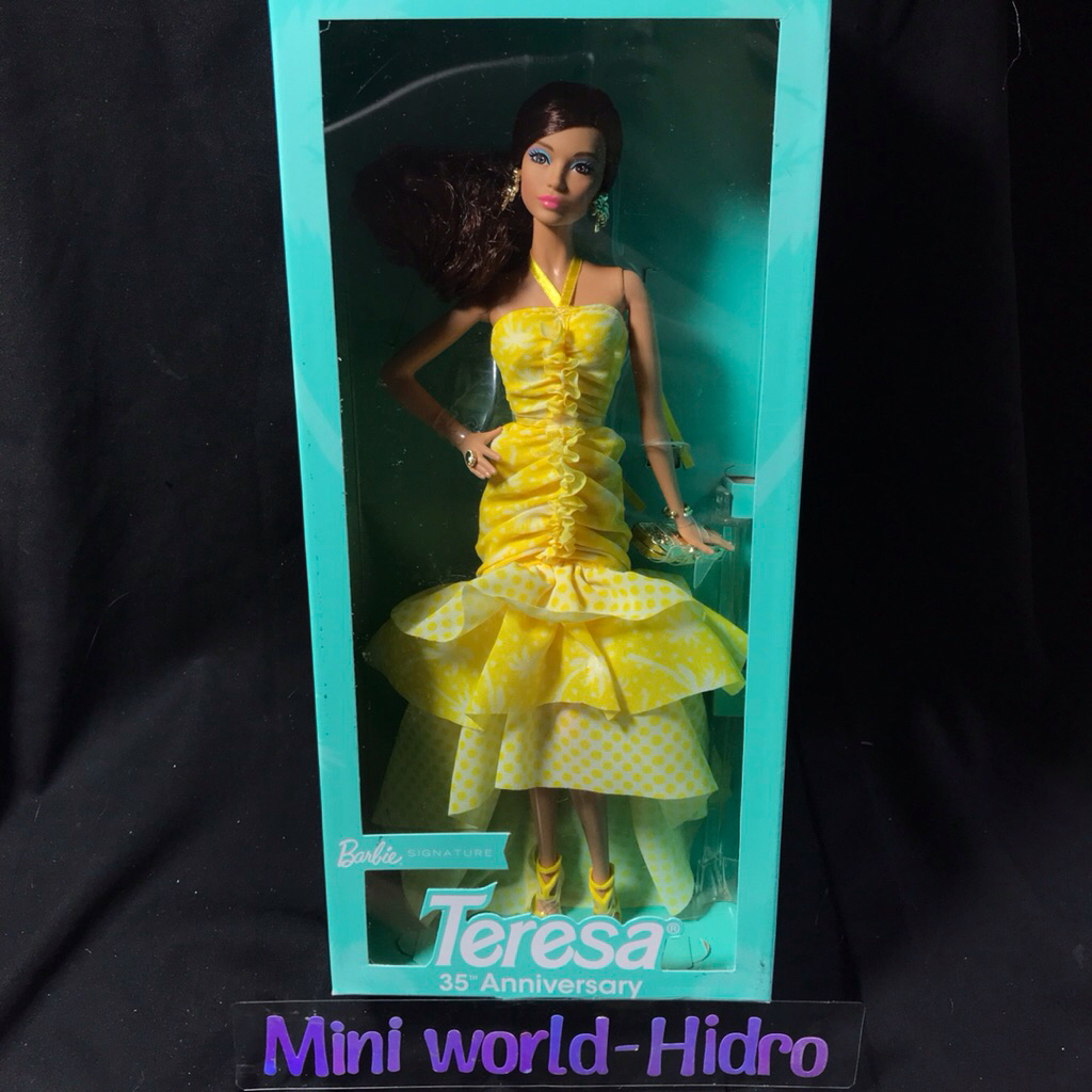 S107 Búp bê Barbie Signature Barbie 35th Anniversary Teresa Doll body model muse.