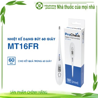 Nhiệt kế điện tử kẹp nách Procheck MT16F1, đầu dẻo, thương hiệu Thụy Sỹ - kết quả đo 60 giây - bảo hành 24 tháng