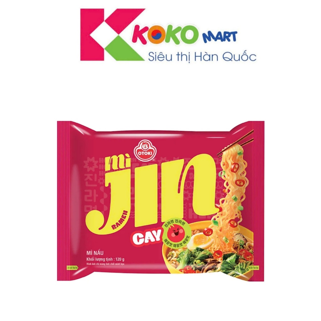 Mì nước ăn liền Jin cay Ottogi 120g